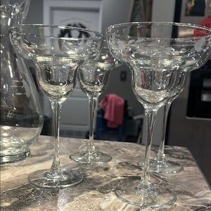 Princess House Crystal Vintage-Style margarita glasses